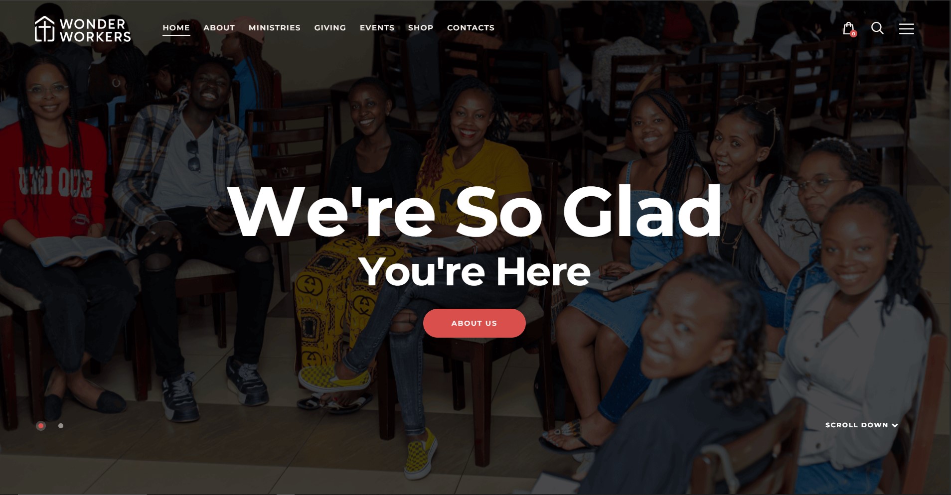 Wonder Workers – Ministry Website Design